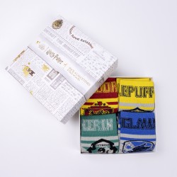 Pack de 4 Chaussettes Harry Potter Maisons Poudlard