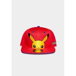 Casquette Pikachu Pokemon Rouge