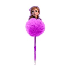 Pack de 16 Stylos Pompon La Reine des Neiges Disney - Anna & Elsa