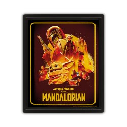 Cadre The Mandalorian Star Wars Saison 2 Effet Animé 3D