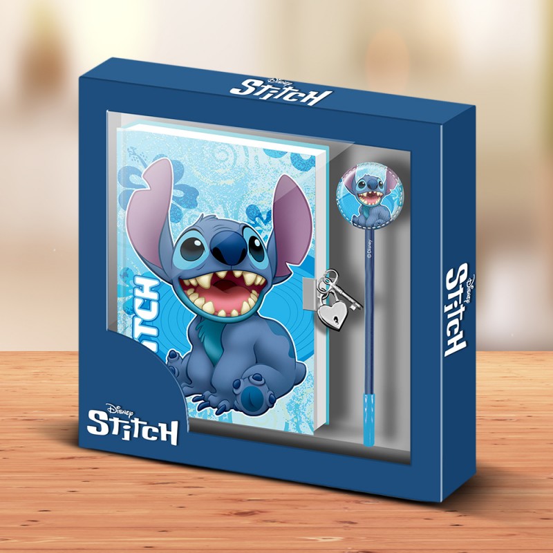 Set Stitch Disney Journal Intime et Stylo Assorti sur Cadeaux et Anni