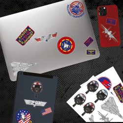 Lot de Tech-Stickers Top Gun