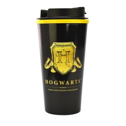 Mug de Voyage Harry Potter Poudlard Noir et Doré