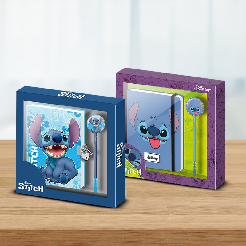 Set Stitch Disney Journal Intime et Stylo Assorti sur Cadeaux et Anni