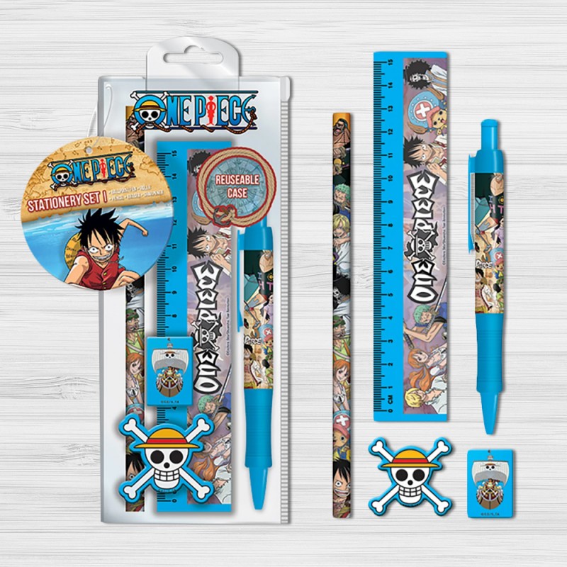 Mini Set Papeterie Manga One Piece sur Cadeaux et Anniversaire