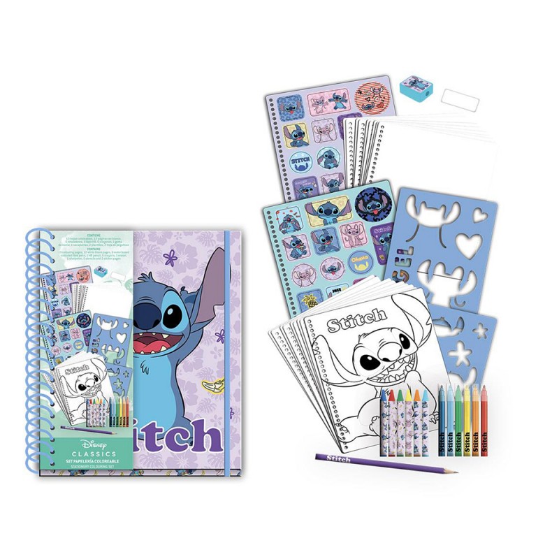 Stitch Boîte de coloriage - Coffret cadeau Stitch Disney