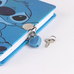 Carnet Secret Stitch Disney avec Cadenas Cœur