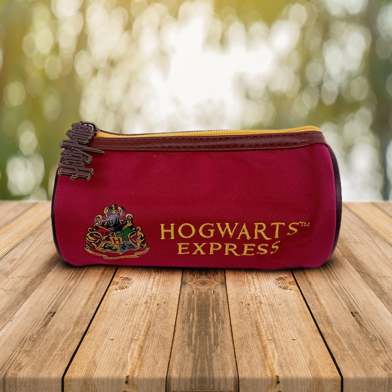 Trousse ronde Harry Potter Poudlard avec fermeture Éclair sur