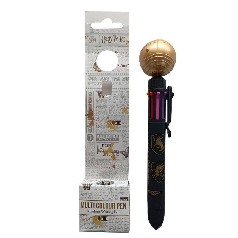 Stylo Harry Potter multicolore Quidditch sur Cadeaux et Anniversaire