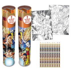 Tube de Crayons de Couleur Manga Dragon Ball Z