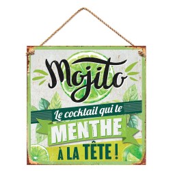 Plaque Métallique Mojito