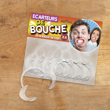 Accessoire pour faire des photos originales : écarteurs de bouche