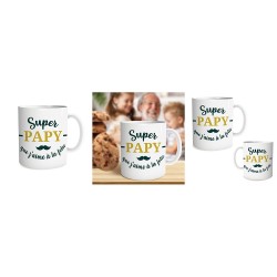 Mug du Super Papy que j'aime à la Folie