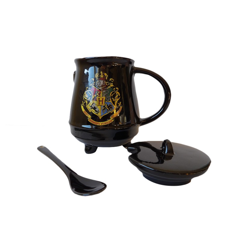 Mug Chaudron Harry Potter Poudlard Cuillère et Couvercle sur Cadeaux et Anni