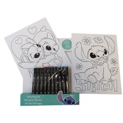 Set de Coloriage Angel & Stitch Disney