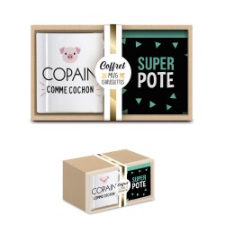 Coffret Mug et Chaussettes Fantaisie