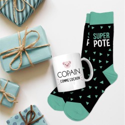 Coffret Mug et Chaussettes Fantaisie