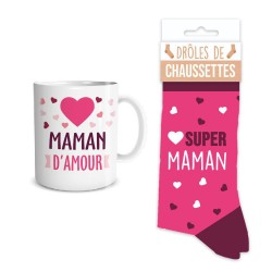 Coffret Mug et Chaussettes Fantaisie