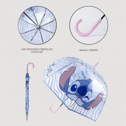 Parapluie Stitch Disney Zébré Transparent