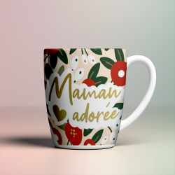 Coffret Pause Détente Maman Adorée - Tasse et Sous-Tasse
