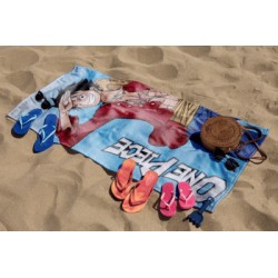 Serviette de Plage One Piece - Monkey D. Luffy