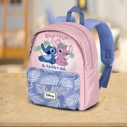 Petit Sac à Dos Stitch Disney Pastel Feuilles