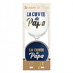 Coffret La Cuvée de Papa - Verre à Vin & Sous-Verre