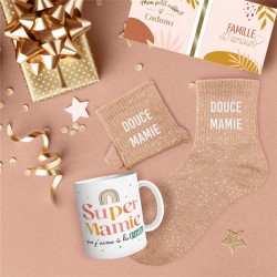 Coffret Mug et Chaussettes Paillettes Fantaisie