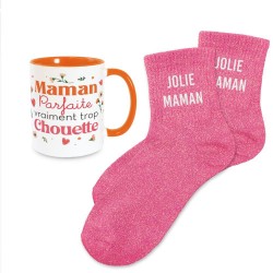 Coffret Mug et Chaussettes Paillettes Fantaisie