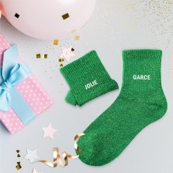 Chaussettes Paillettes Fantaisie Duo de Mots