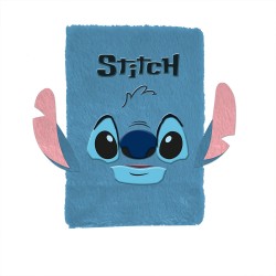 Carnet de Notes Stitch Disney 3D Fourrure Bleue