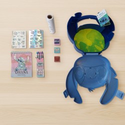 Valise de Papeterie Stitch 3D Disney