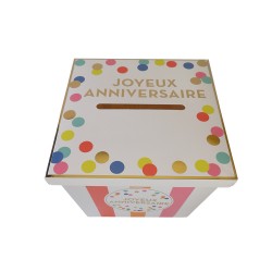 Urne Festive Joyeux Anniversaire