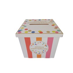 Urne Festive Joyeux Anniversaire