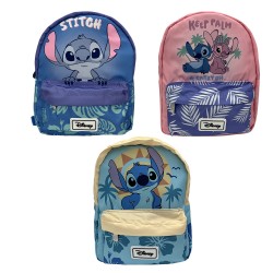 Petit Sac à Dos Stitch Disney Pastel Feuilles
