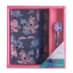 Set Stitch & Angel Disney - Carnet de Notes et Stylo