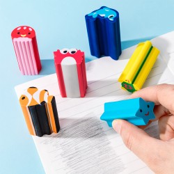 Lot de 6 Gommes Kawaii Fantaisie Multicolores