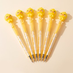 Stylo Gel Animaux Kawaii Rétractable Encre Bleue