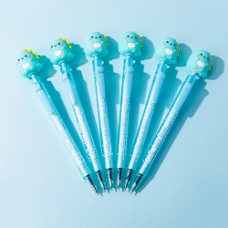 Stylo Gel Animaux Kawaii Rétractable Encre Bleue