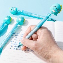 Stylo Gel Animaux Kawaii Rétractable Encre Bleue