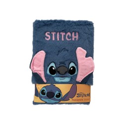 Carnet de Notes Stitch Disney 3D Fourrure Bleue