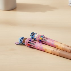 Pack de 2 Stylos Multicolores Stitch 3D 10 Couleurs Disney