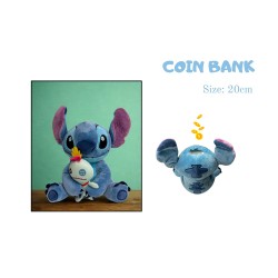 Tirelire Peluche Stitch Disney 3D