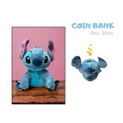 Tirelire Peluche Stitch Disney 3D