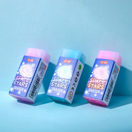 Gomme Planète Fluo Space Stars