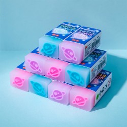 Gomme Planète Fluo Space Stars