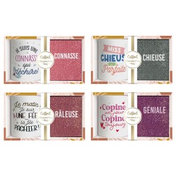 Coffret Cadeaux Paillettes Fantaisie - Tasse & Chaussettes