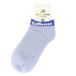 Socquettes Paillettes Colorées Mot Fantaisie