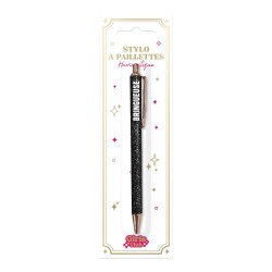Stylo à Paillettes Mot Fantaisie