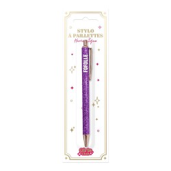 Stylo à Paillettes Mot Fantaisie